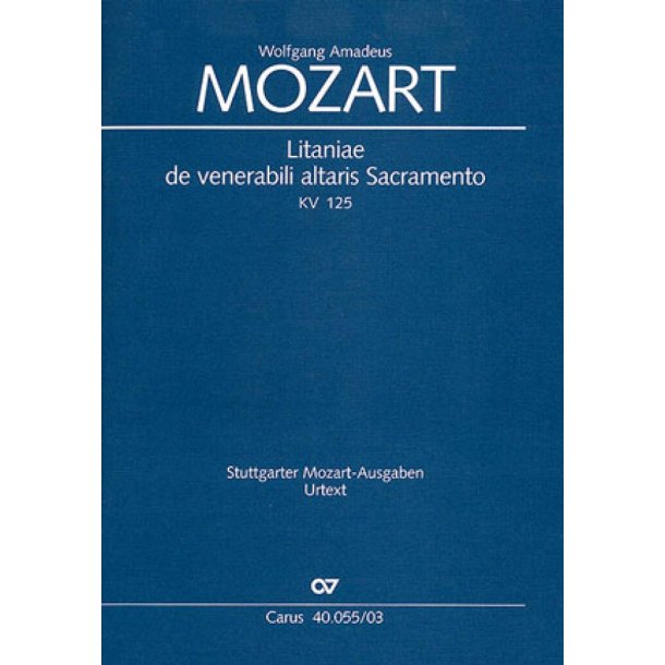 Litaniae de venerabili altaris Sacramento in B