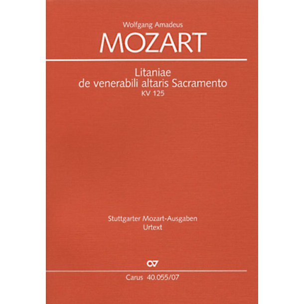 Litaniae de venerabili altaris Sacramento in B