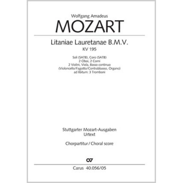 Litaniae Lauretanae B.M.V. in D-Dur KV195