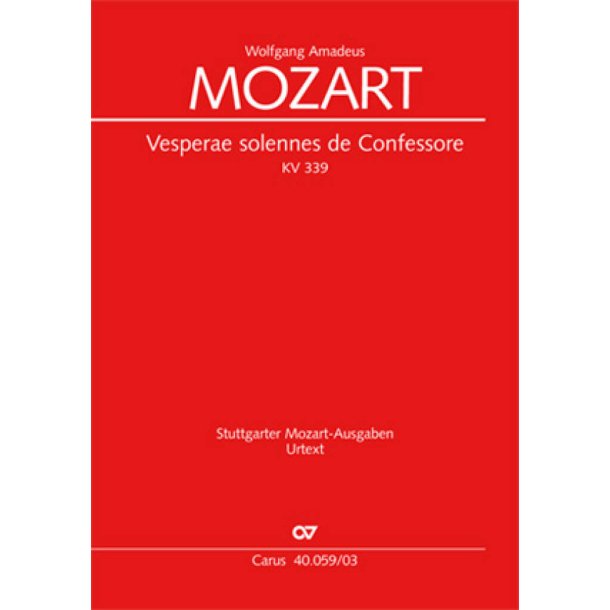 Vesperae Solennes De Confessore