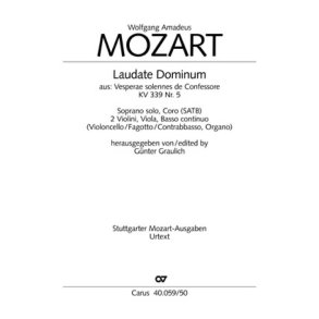 Laudate Dominum in F : uit Vesperae Solennes de Confessore