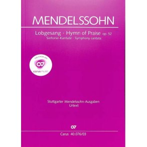 Lobgesang Op. 52 - Hymn of Praise : Symphonie-Kantate B-Dur Nr. 2