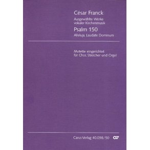 Psalm 150 : Alleluja. Laudate Dominum