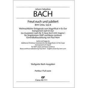 Freut euch und jubiliert : aus: Magnificat