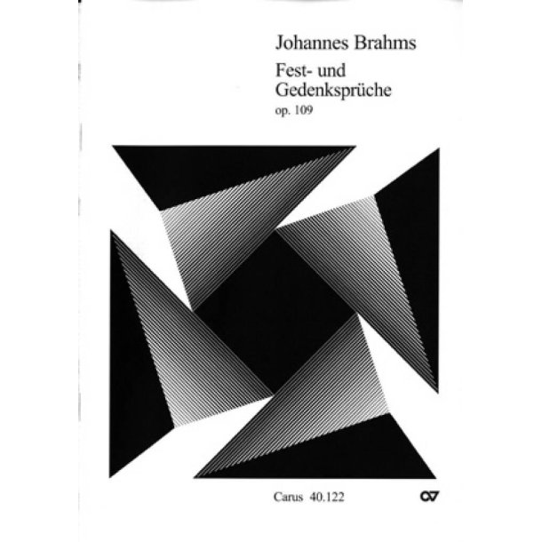Brahms: Fest- und Gedenkspr&uuml;che