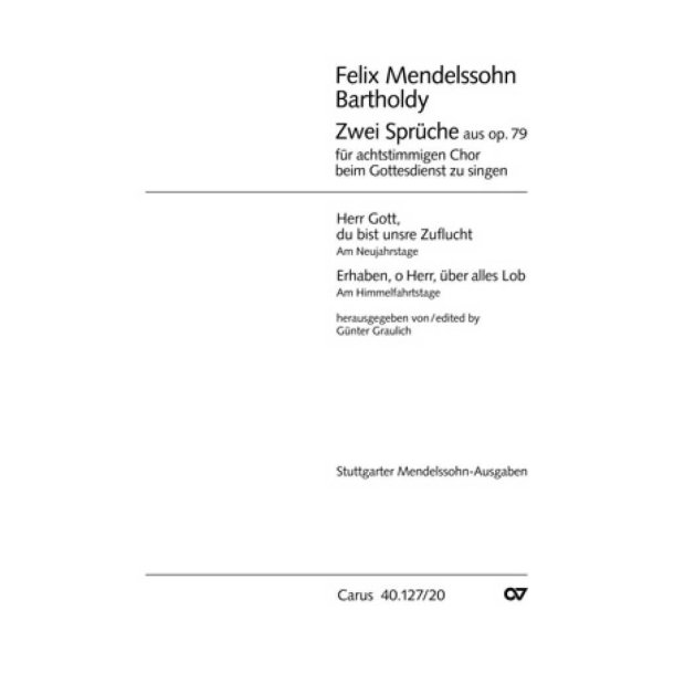 Mendelssohn: Neujahr und Himmelfahrt [aus op. 79]