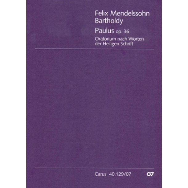 Paulus MWV A 14 : Oratorium
