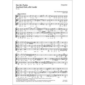 Mendelssohn: Psalm 66