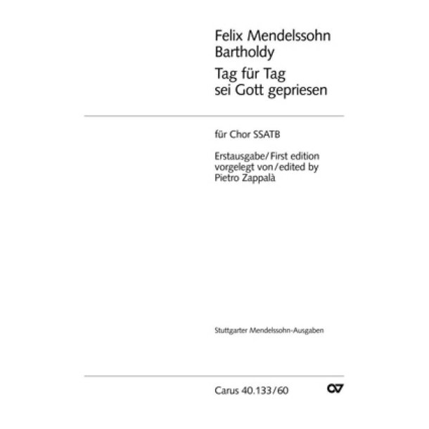 Tag f&uuml;r Tag sei Gott gepriesen : D-Dur