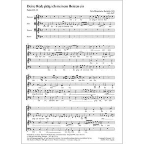Deine Rede präg ich meinem Herzen ein : D-Dur