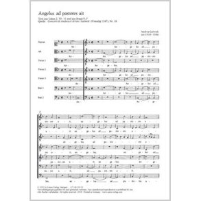 Angelus ad pastores ait