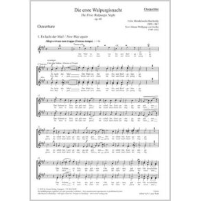 The First Walpurgis Night. A Poem By Goethe : Ballad For Chorus And Orchestra - MWV D 3