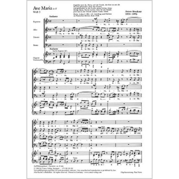 Ave Maria : F-Dur