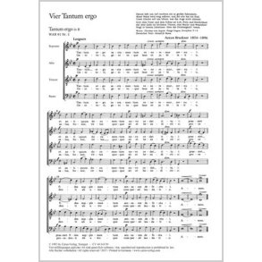 Vier Tantum Ergo Vertonungen