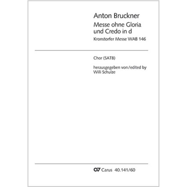 Messe ohne Gloria und Credo in d : Kronstorfer Messe