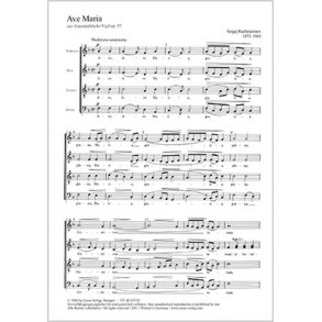 Rachmaninov: Ave Maria- Gluck: De profundis