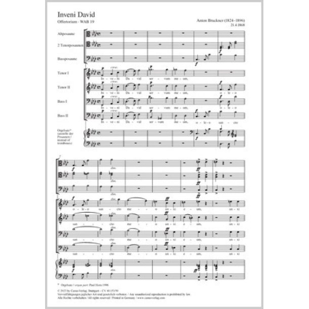 I have found David : Offertorium