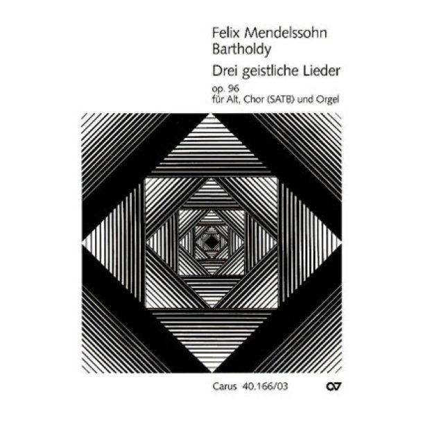 Drei Geistliche Lieder Op.96