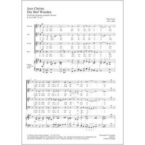 Jesu Christe : Die fünf Wunden