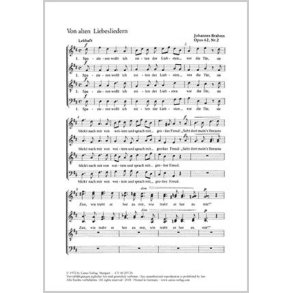 Brahms: Von alten Liebesliedern- In stiller Nacht