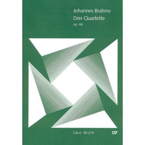 Brahms: Drei Quartette op. 64