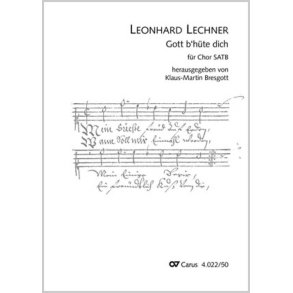 Gott bhüte dich : aus: Neue lustige Teutsche Lieder nach Art der Welschen Canzonen