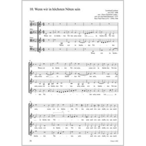 Wenn wir in höchsten Nöten sein : aus: Newe Teutsche Lieder