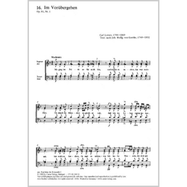 Im Vor&uuml;bergehen : F-Dur