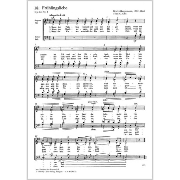 Fr&uuml;hlingsliebe : G-Dur