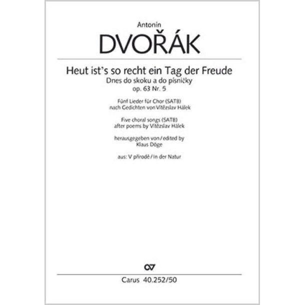 Heut ist's so recht ein Tag der Freude : aus: In der Natur / V pr&igrave;rode