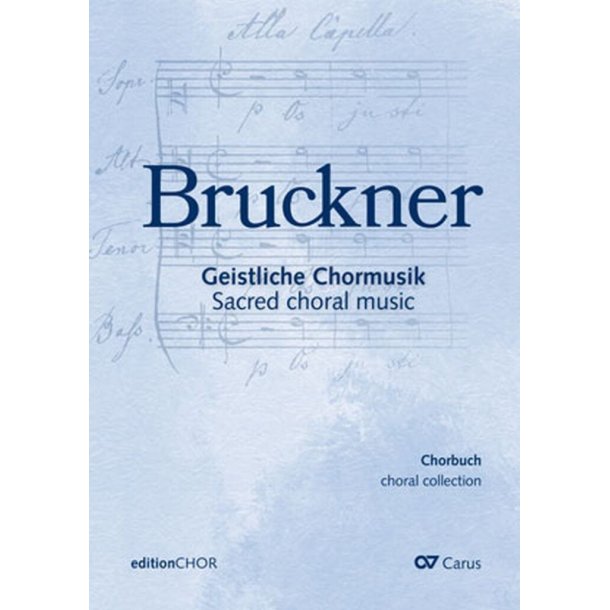 Choral collection Bruckner. Sacred choral music