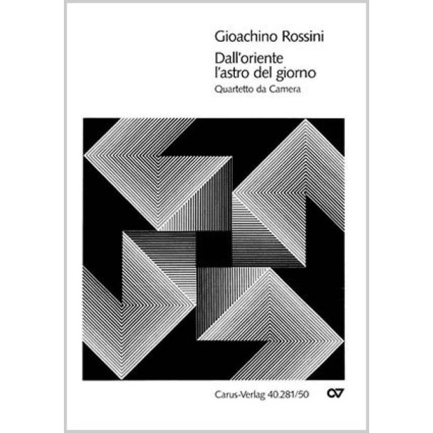 Dall' Oriente l'astro del giorno : Quartetto da Camera