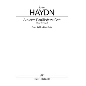 Aus dem Dankeliede zu Gott : Es-Dur