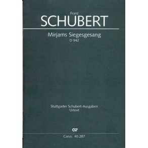 Mirjams Siegesgesang : C-Dur