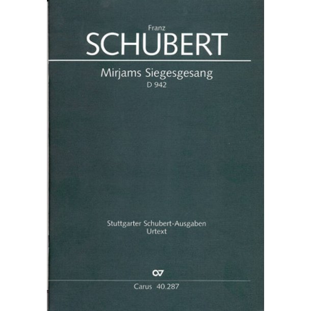 Mirjams Siegesgesang : C-Dur