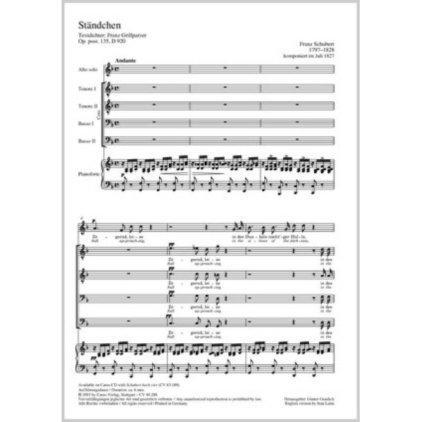 St&auml;ndchen : F-Dur