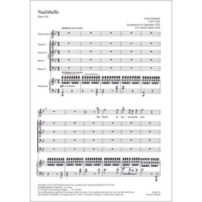 Nachthelle D 892 : B-Dur