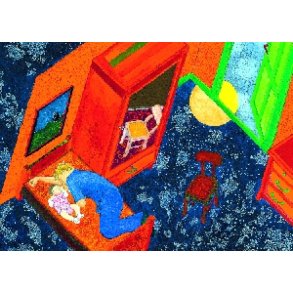 Durch die Abendwolken hin [Ausschnitt] : Wiegenlieder Motiv 6