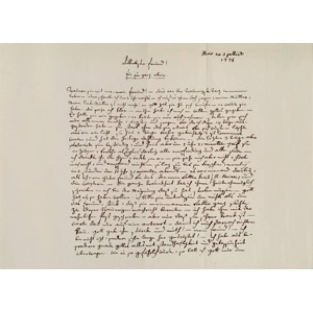 Brief an Bullinger &uuml;ber den Tod der Mutter