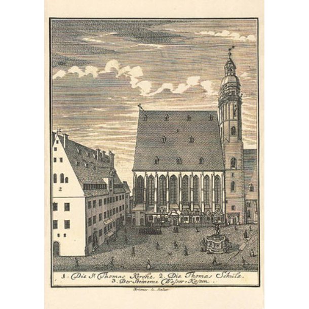 Thomaskirche und Thomasschule in Leipzig