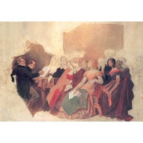 Schubert-Abend bei Josef von Spaun