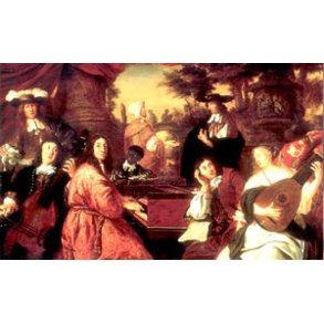 Häusliche Musikszene [Dietrich Buxtehude]