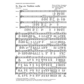 3 Weihnachtschorsätze : von Brahms, Distler und Kaminski