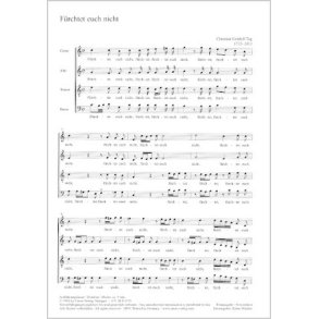 Fürchtet euch nicht : C-Dur