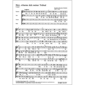 Herr, erbarme dich meiner Trübsal : Litanei