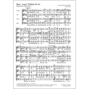 Herr, wenn Trübsal da ist : D-Dur