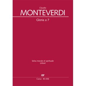 Gloria à 7 : aus: Selva morale e spirituale