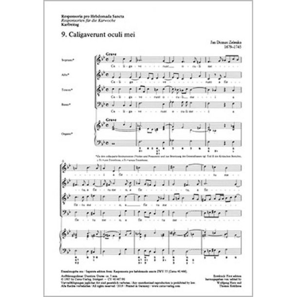 Caligaverunt oculi mei (ZWV 55, no.18)