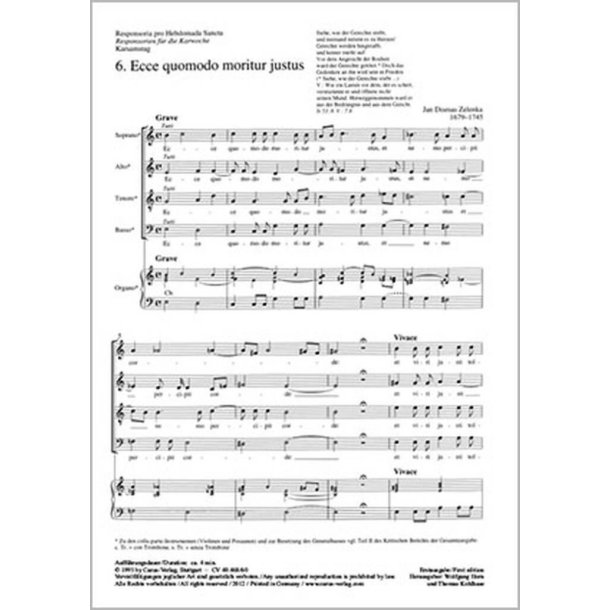 Ecce quomodo : aus: Responsoria pro hebdomada sancta