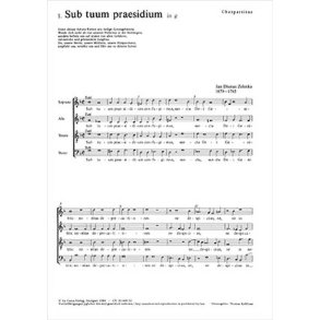 Sub tuum praesidium [I] : aus: Sub tuum praesidium